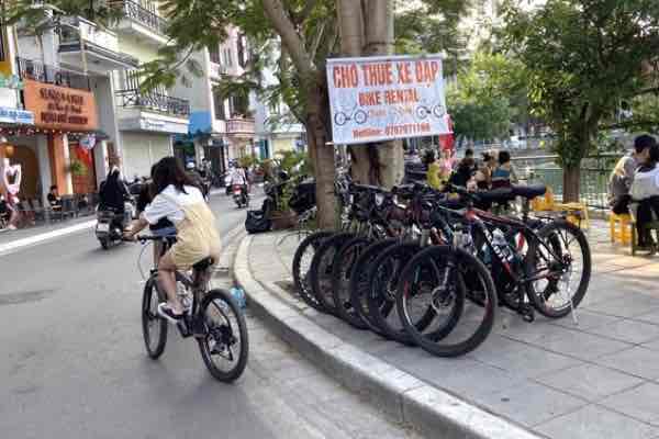 Thuê xe đạp ở Hà Nội